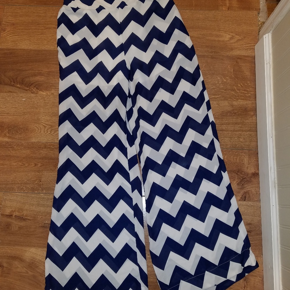 Boutique Flared silky stretchy dress pants